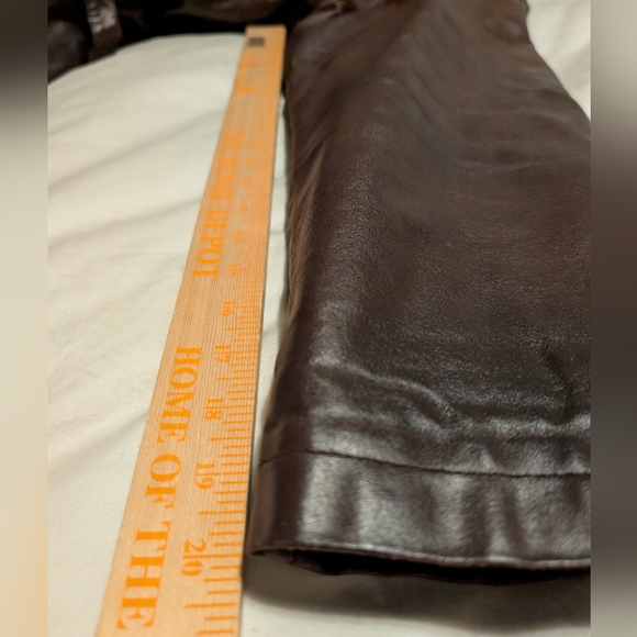 VTG 90s J. Riggings Genuine Leather Bomber Jacket - L - Quilted Lining - Picture 13 of 13